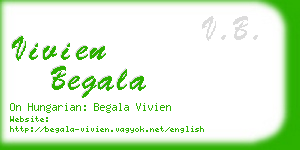 vivien begala business card